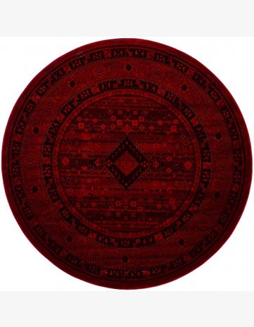 7' x 7' Bokhara Round Rug