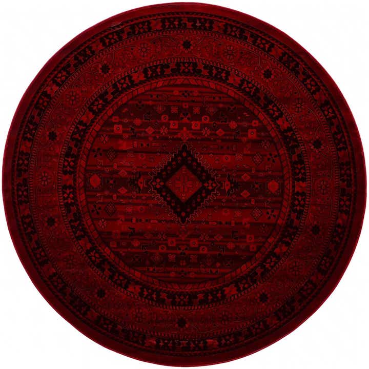 7' x 7' Bokhara Round Rug
