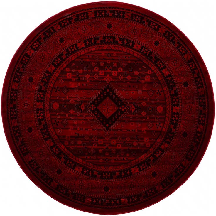 Detail image of 7' x 7' Bokhara Round Rug