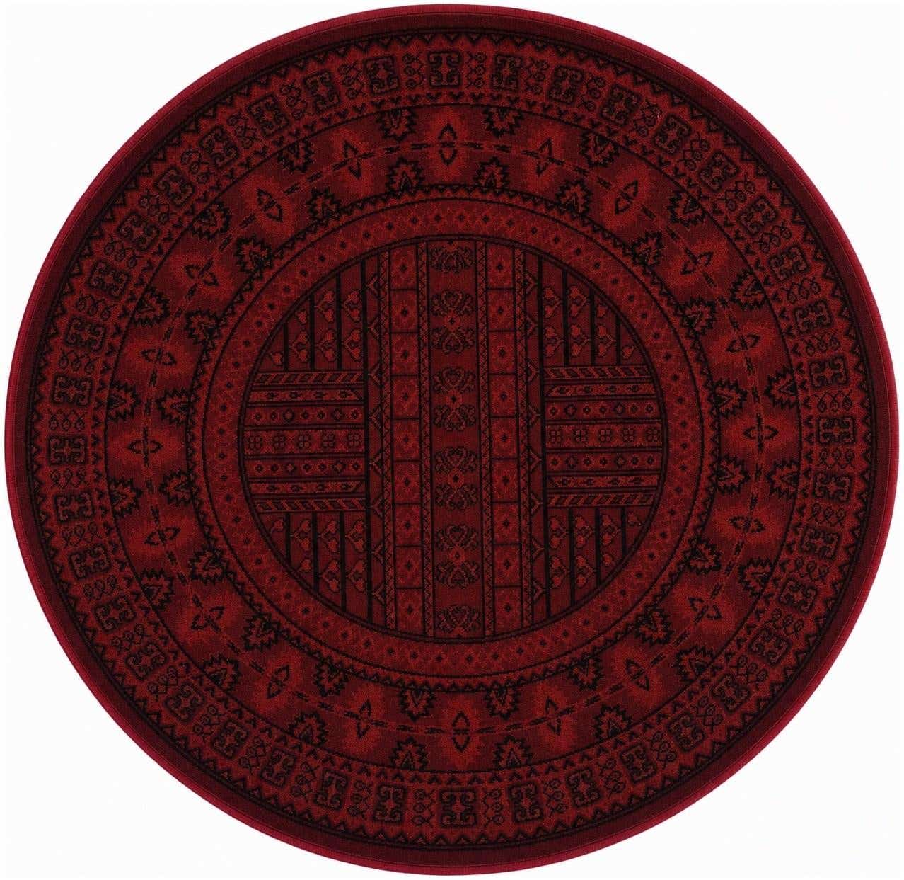 3' x 3' Bokhara Round Rug