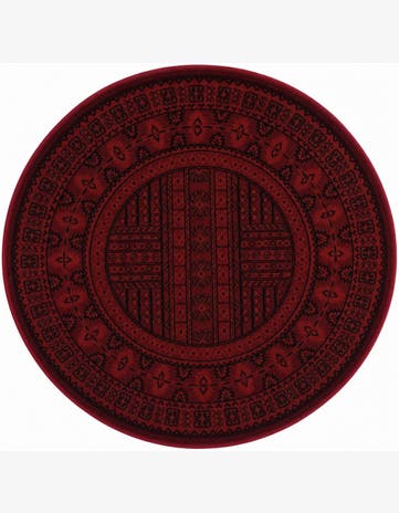3' x 3' Bokhara Round Rug