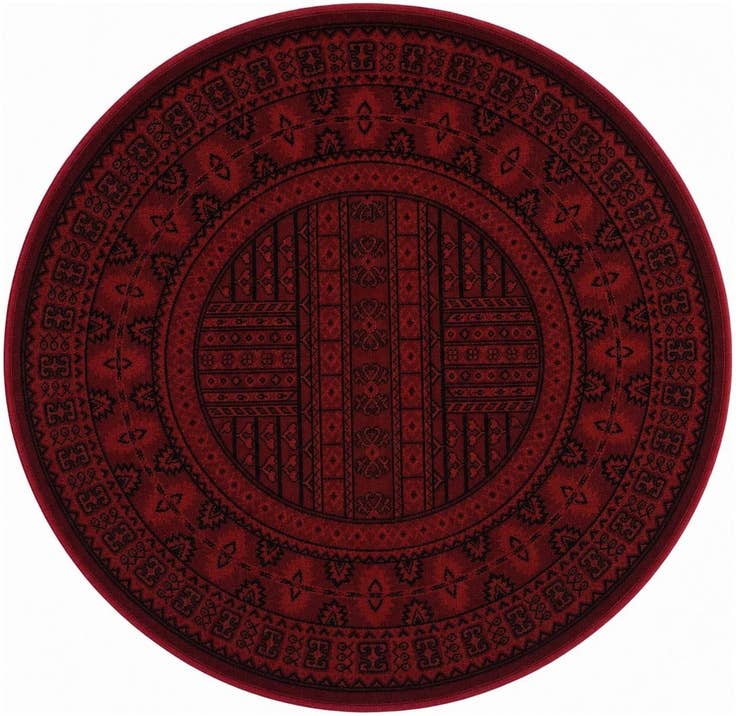 Detail image of 3' x 3' Bokhara Round Rug