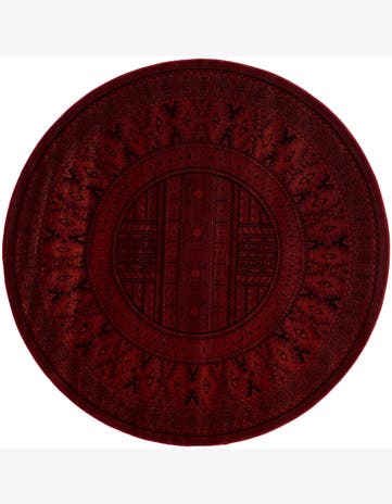 7' x 7' Bokhara Round Rug