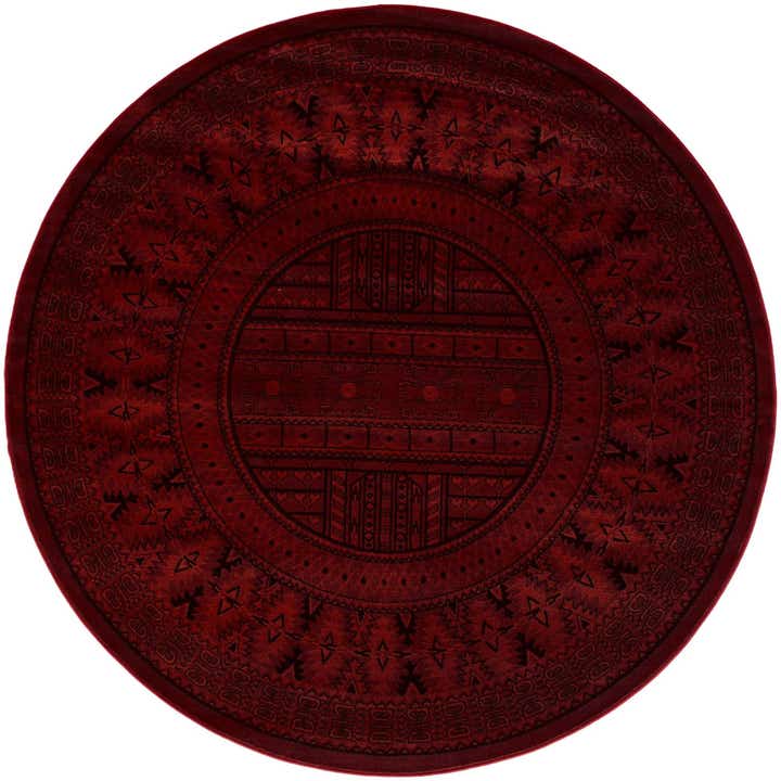7' x 7' Bokhara Round Rug