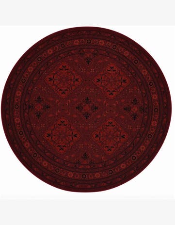 7' x 7' Bokhara Round Rug