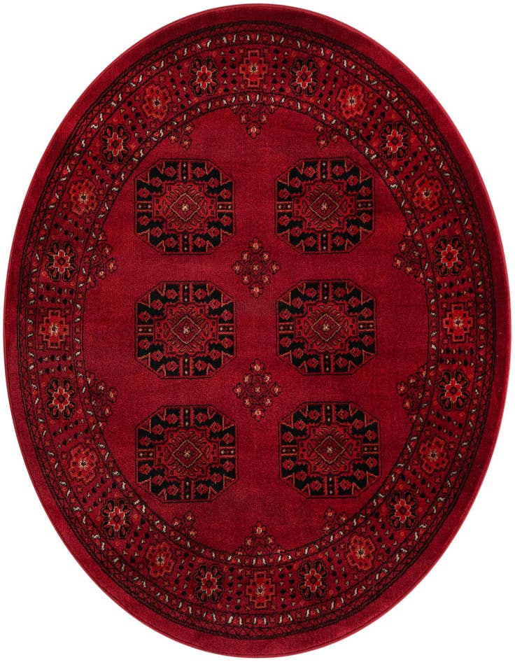 Detail image of 3' x 3' Bokhara Round Rug