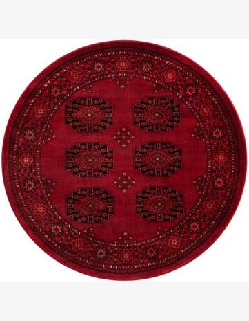 3' x 3' Bokhara Round Rug