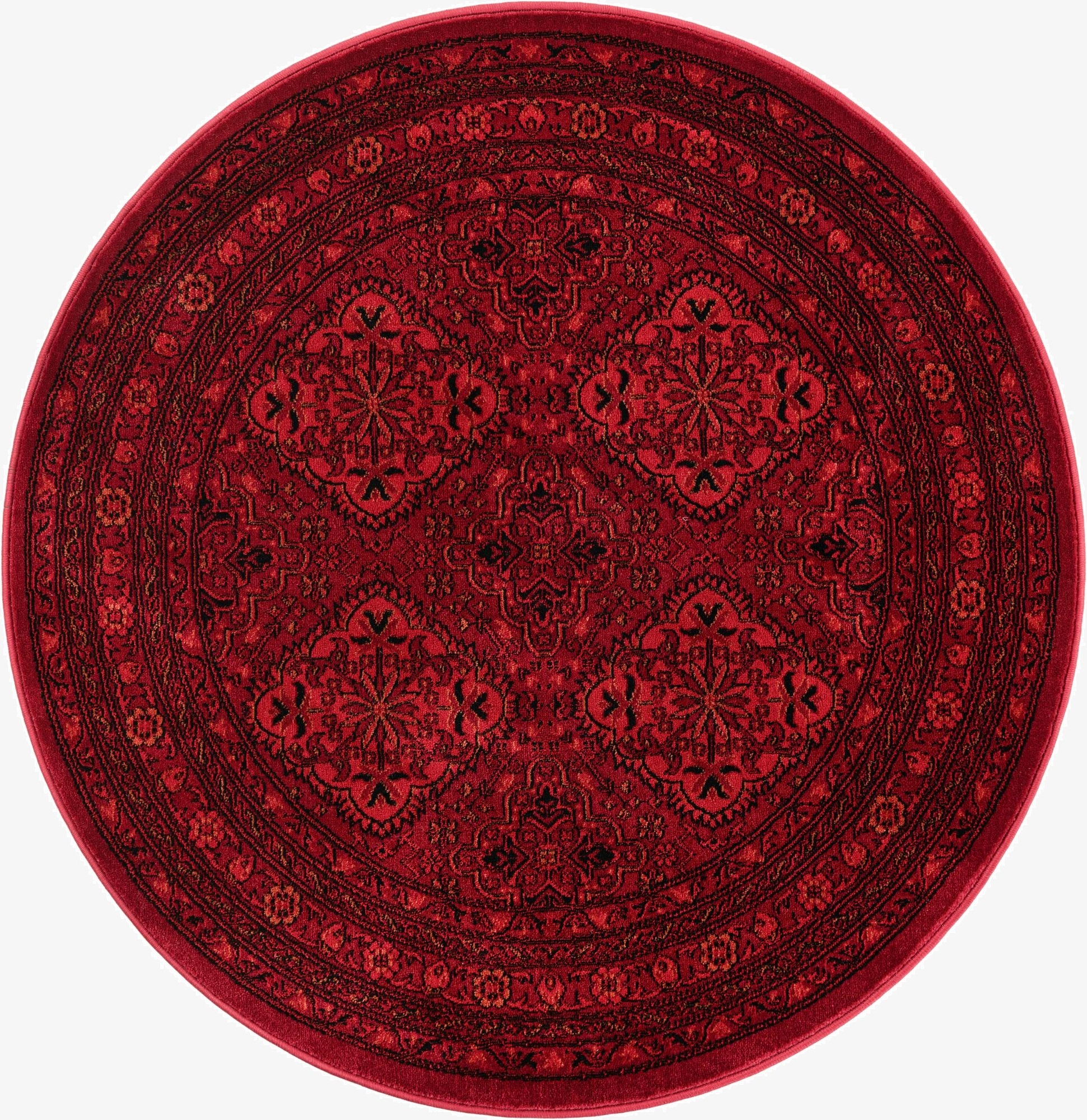 4' 1 x 4' 1 Bokhara Round Rug