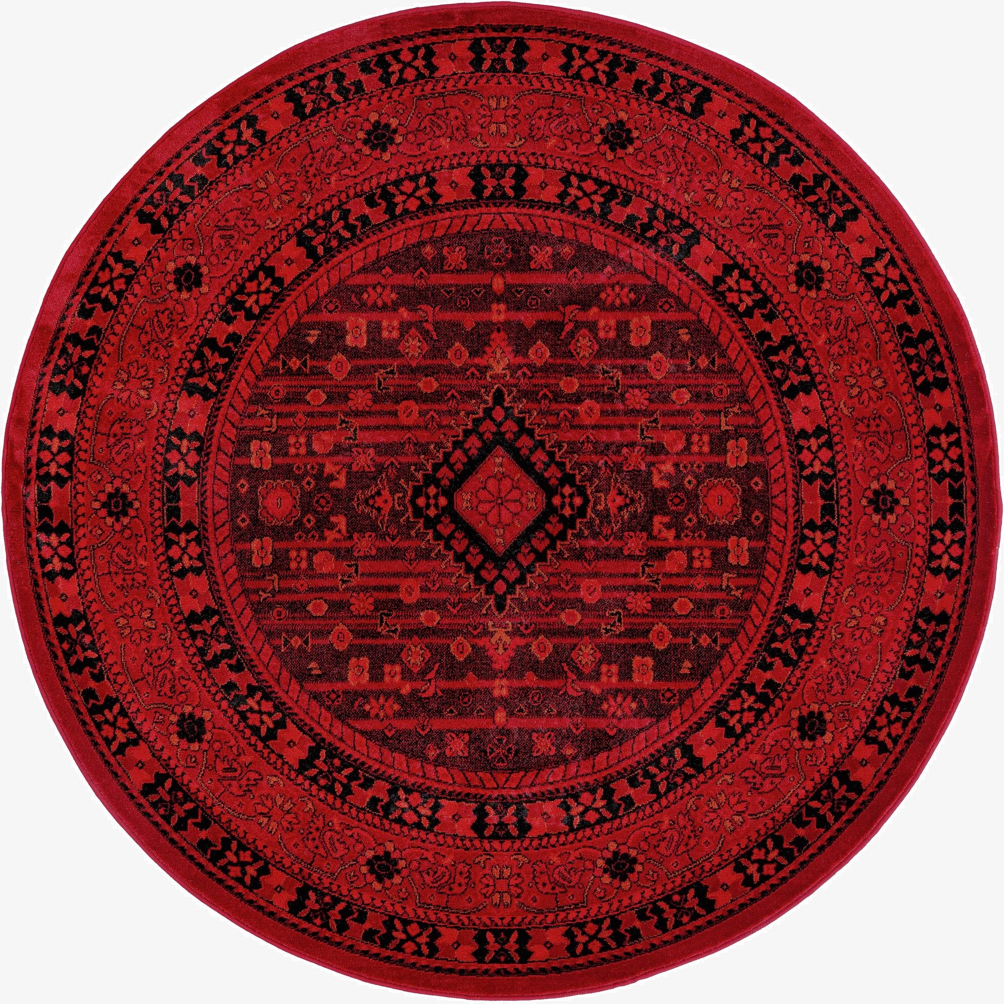 5' 3 x 5' 3 Bokhara Round Rug