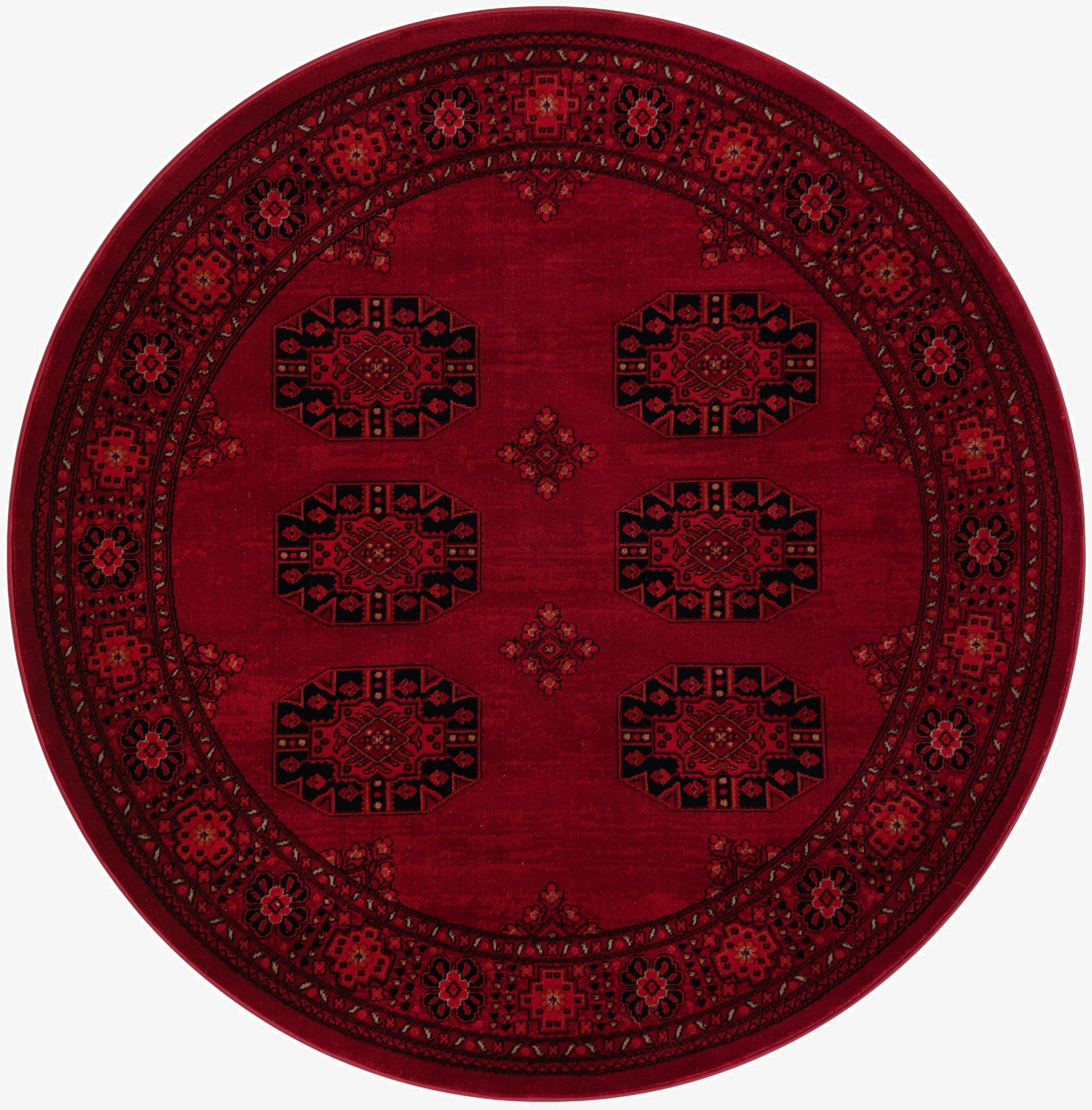 Primary image 5' 3 x 5' 3 Bokhara Round Rug
