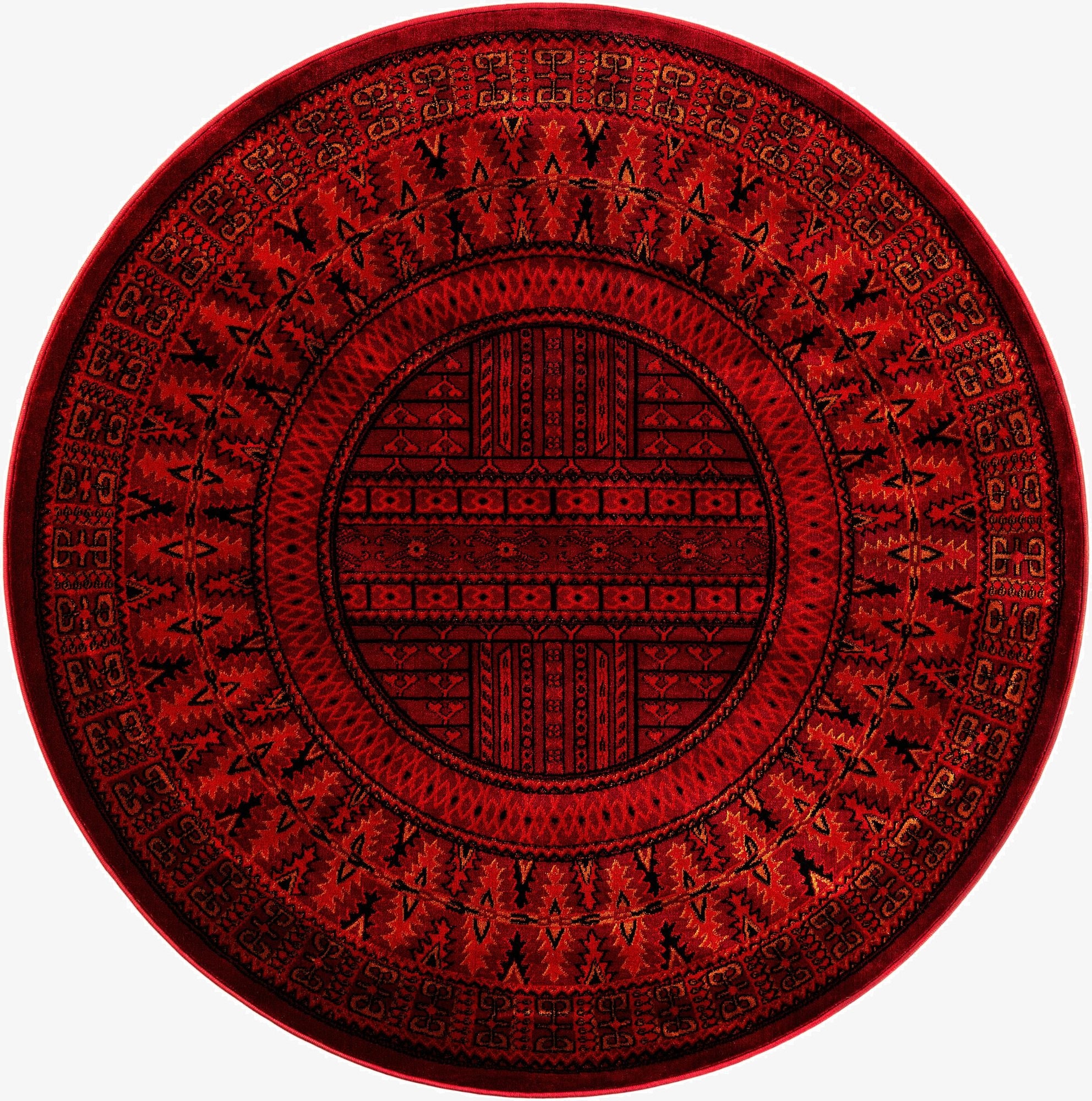 5' 3 x 5' 3 Bokhara Round Rug