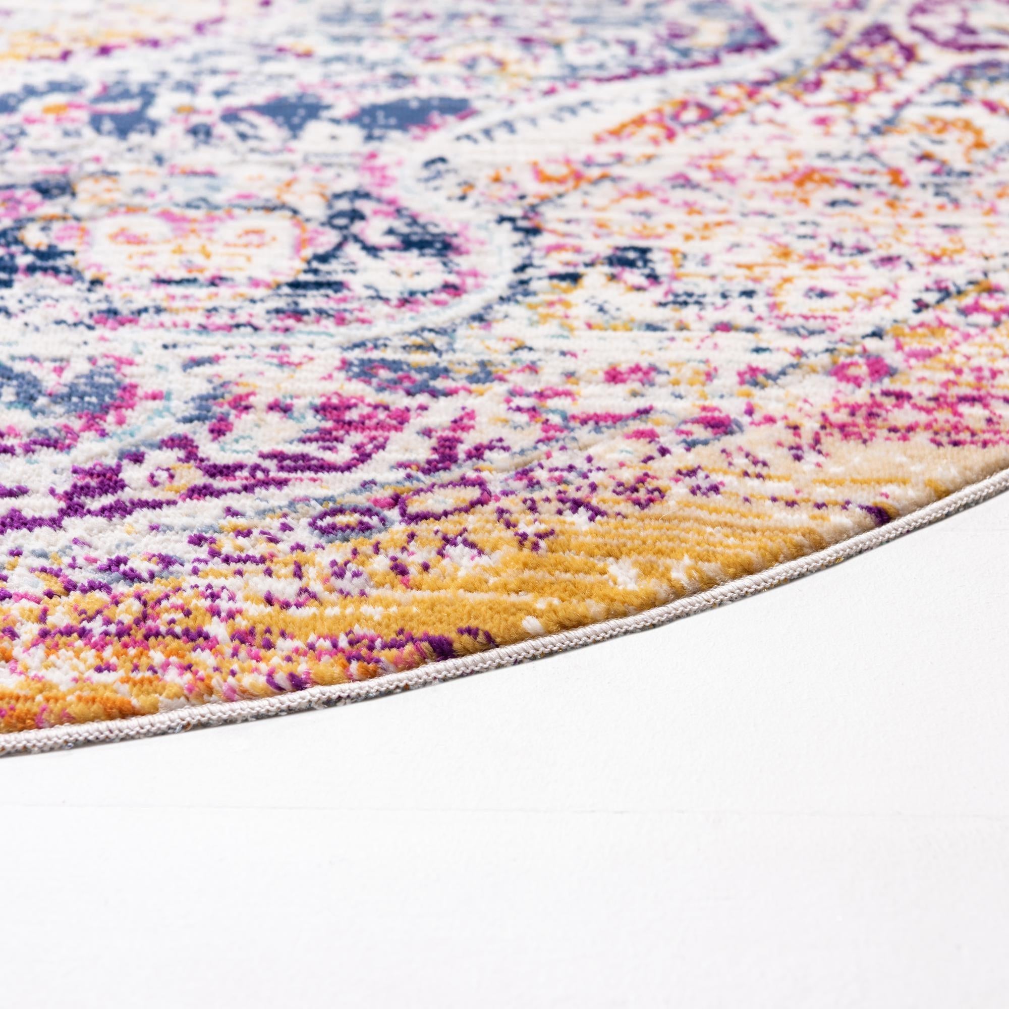 3' 7 x 3' 7 Budapest Round Rug