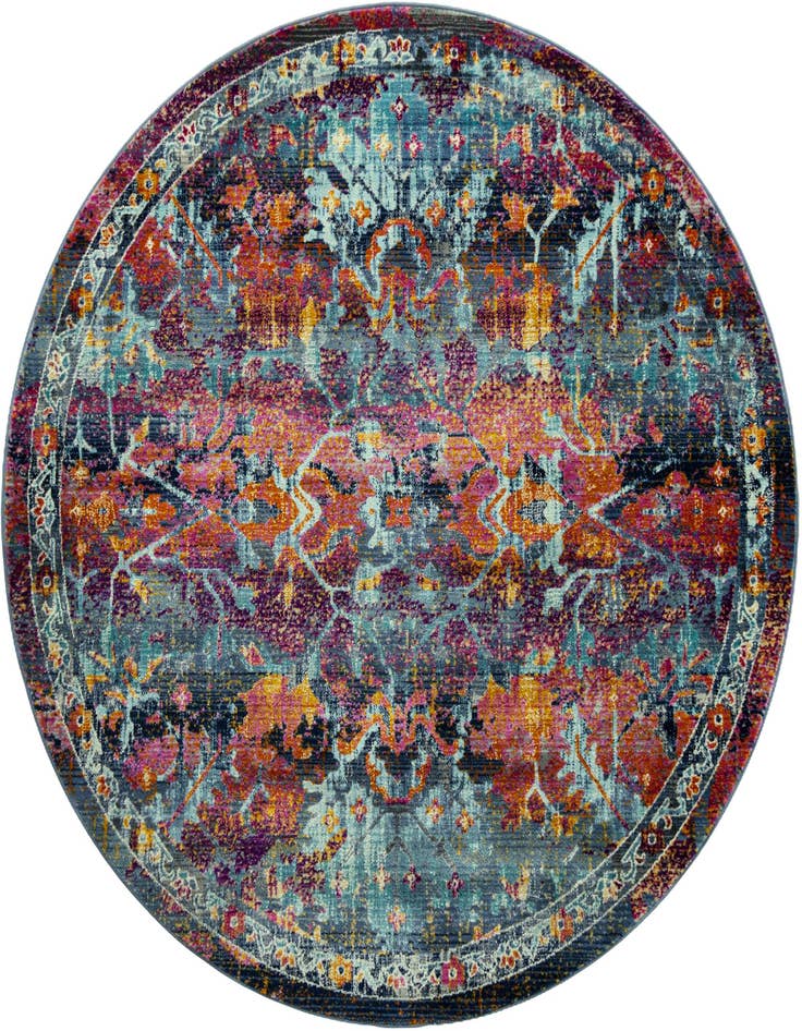 Detail image of 5' x 5' Budapest Round Rug