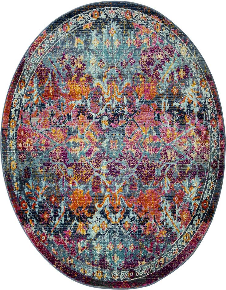 Detail image of 3' 7 x 3' 7 Budapest Round Rug