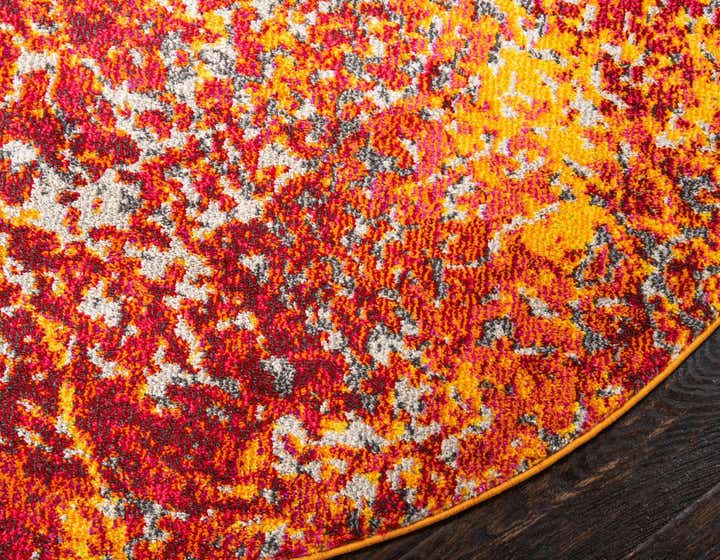6' x 6' Washable Casablanca Round Rug