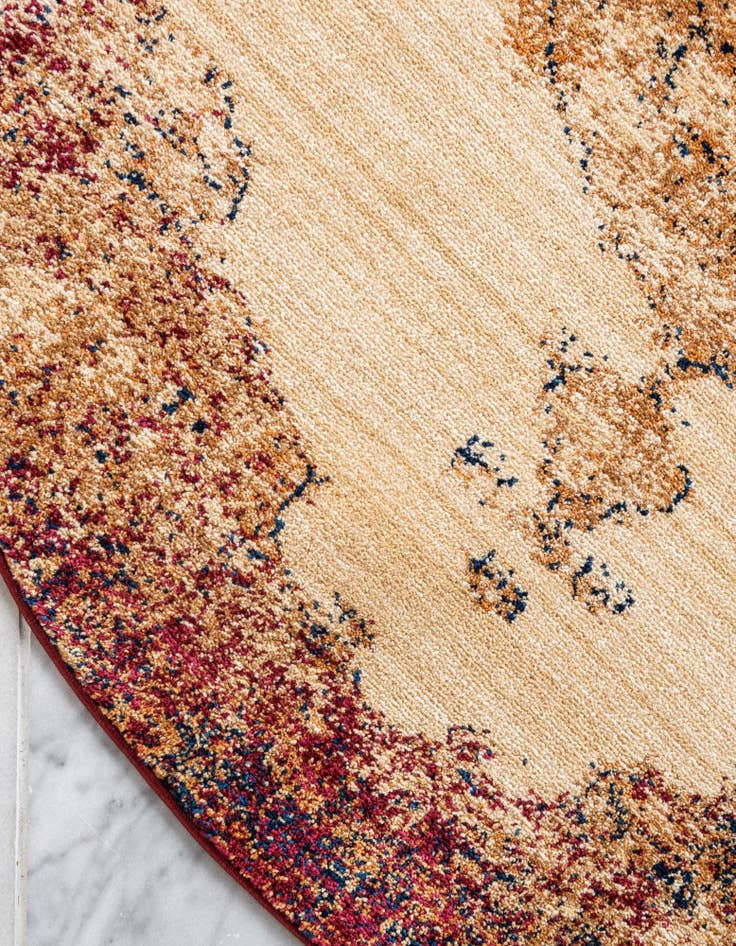 Detail image of 8' x 8' Charlestown Round Rug