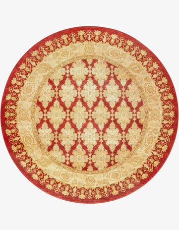 Red Chelsea Round Rug