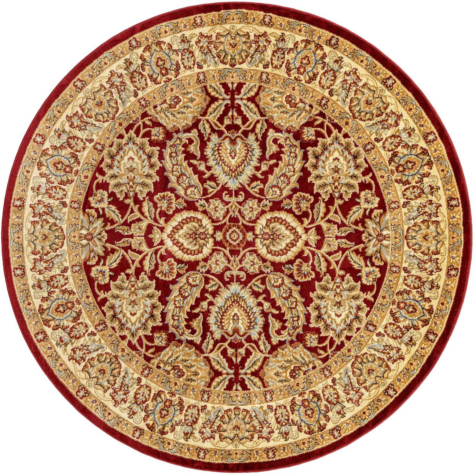 7' 10 x 7' 10 Classic Agra Round Rug
