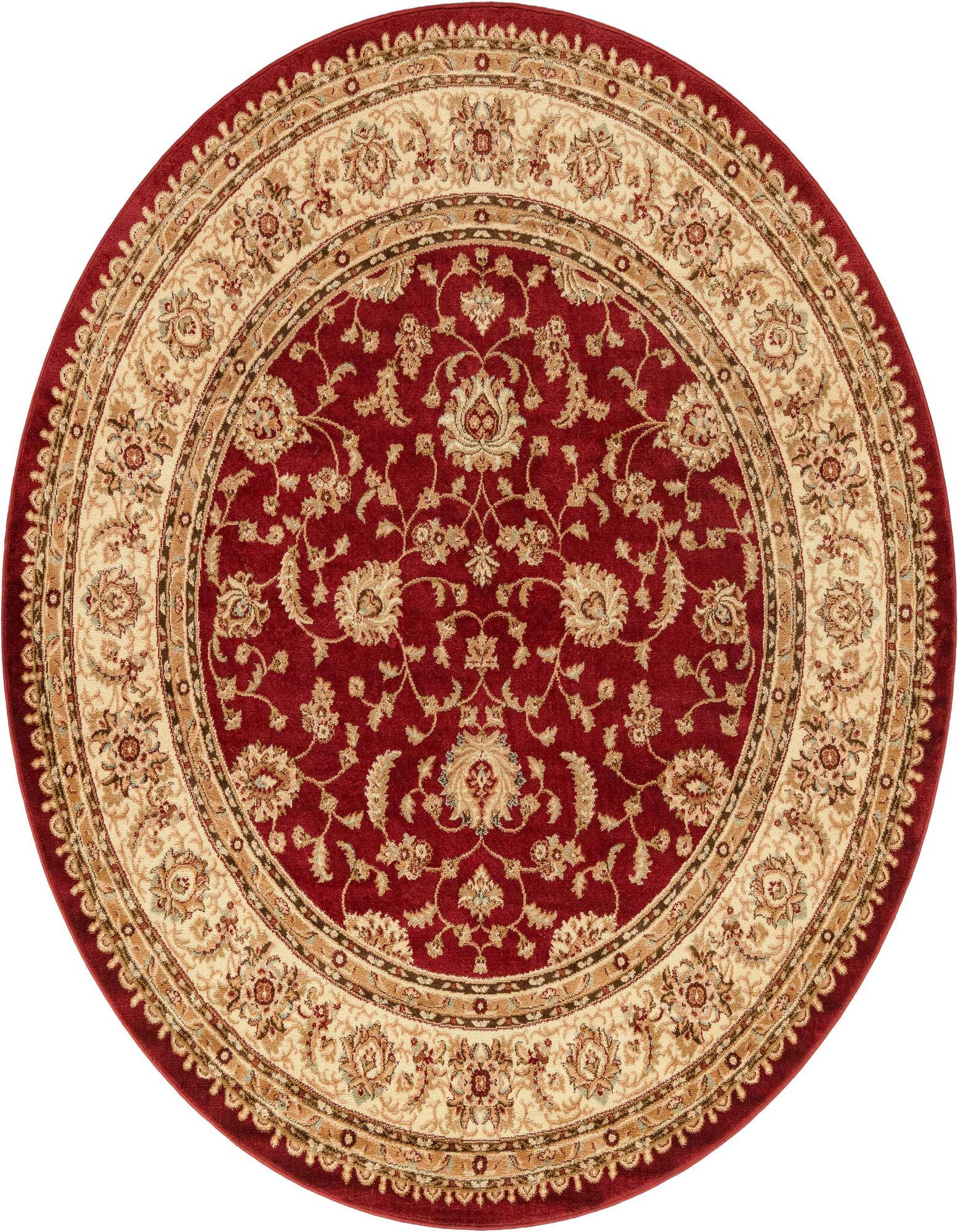 7' 10 x 7' 10 Classic Agra Round Rug