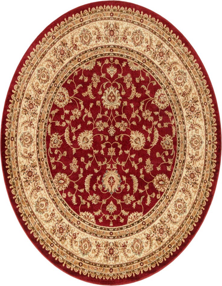 Detail image of 7' 10 x 7' 10 Classic Agra Round Rug