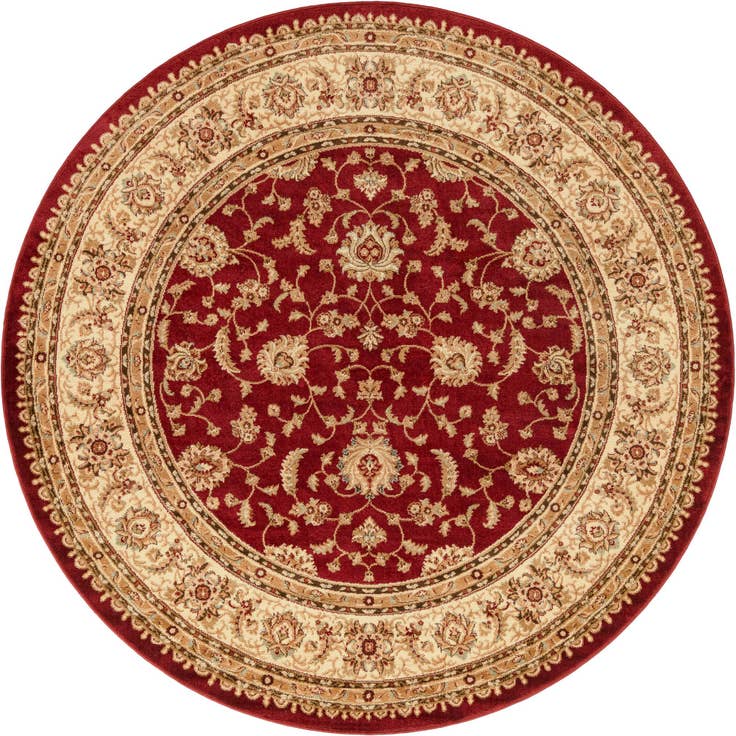 Detail image of 7' 10 x 7' 10 Classic Agra Round Rug