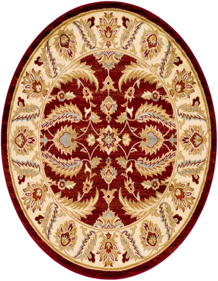 Detail image of 6' x 6' Classic Agra Round Rug