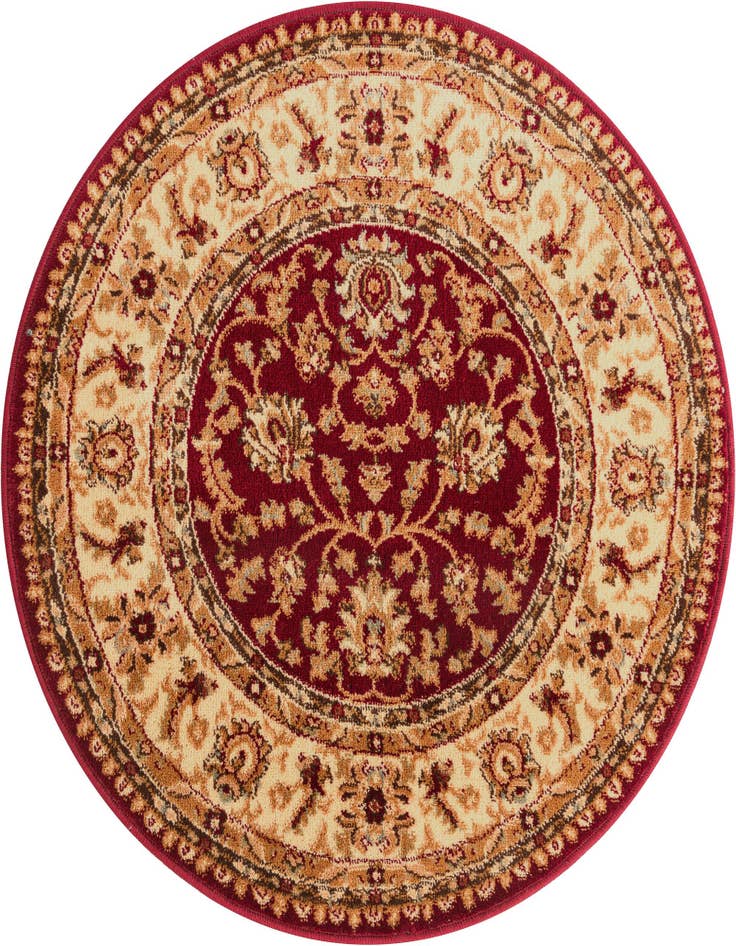 Detail image of 3' x 3' Classic Agra Round Rug