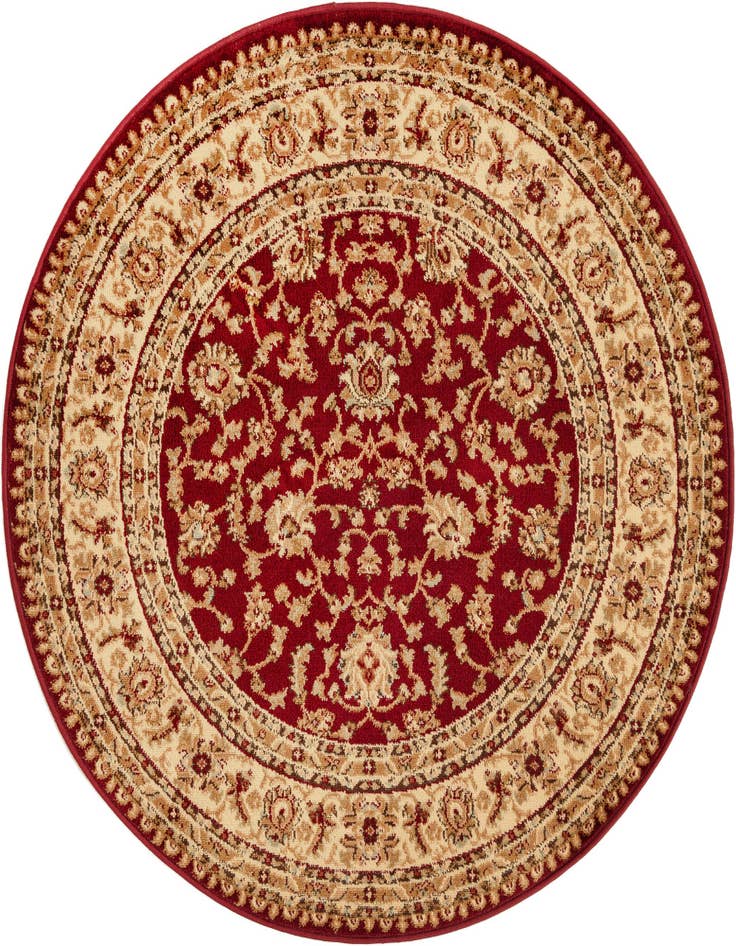 Detail image of 4' x 4' Classic Agra Round Rug