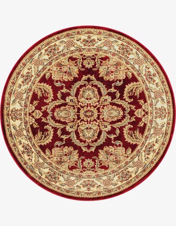 6' x 6' Classic Agra Round Rug