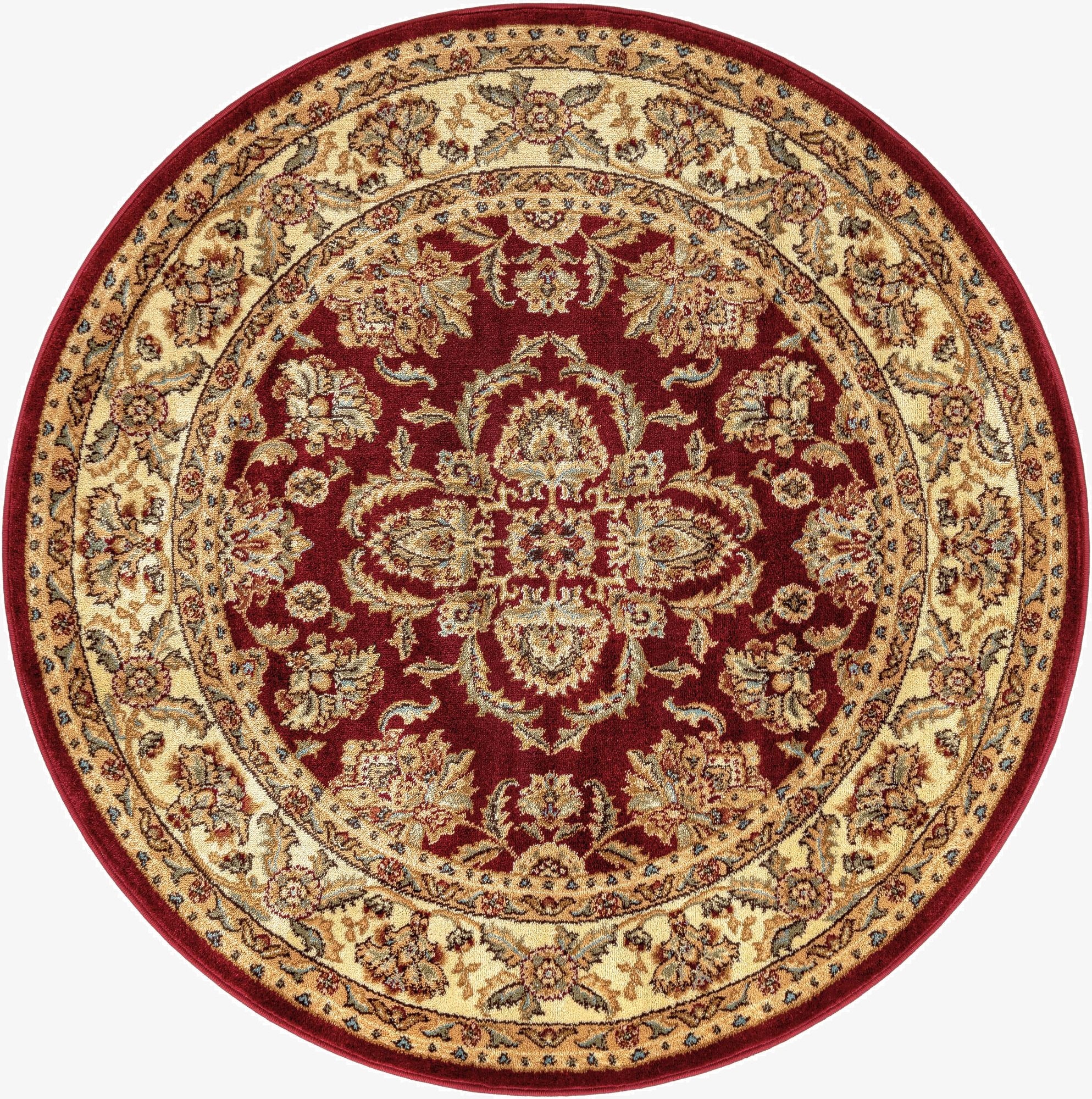 5' 3 x 5' 3 Classic Agra Round Rug