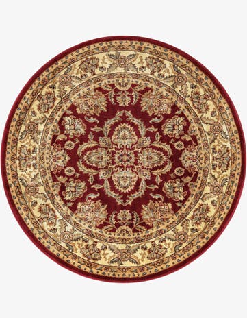 5' 3 x 5' 3 Classic Agra Round Rug