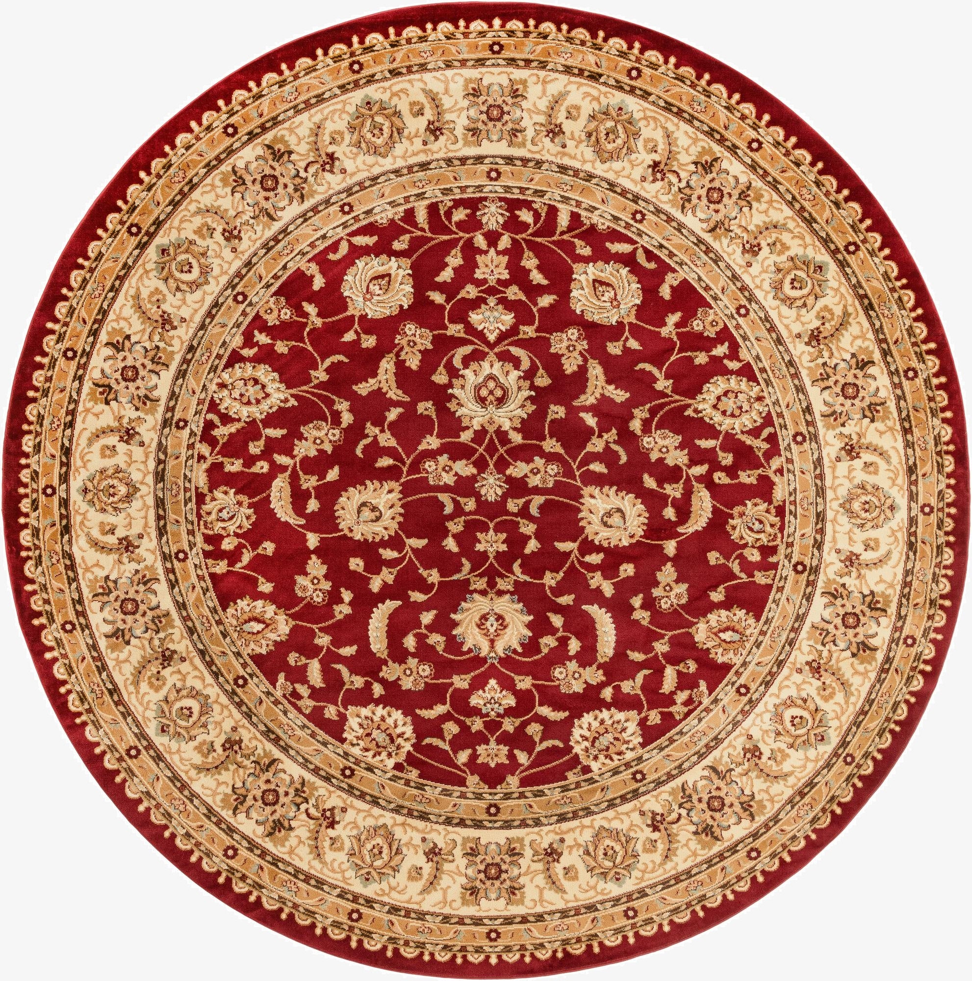 10' x 10' Classic Agra Round Rug