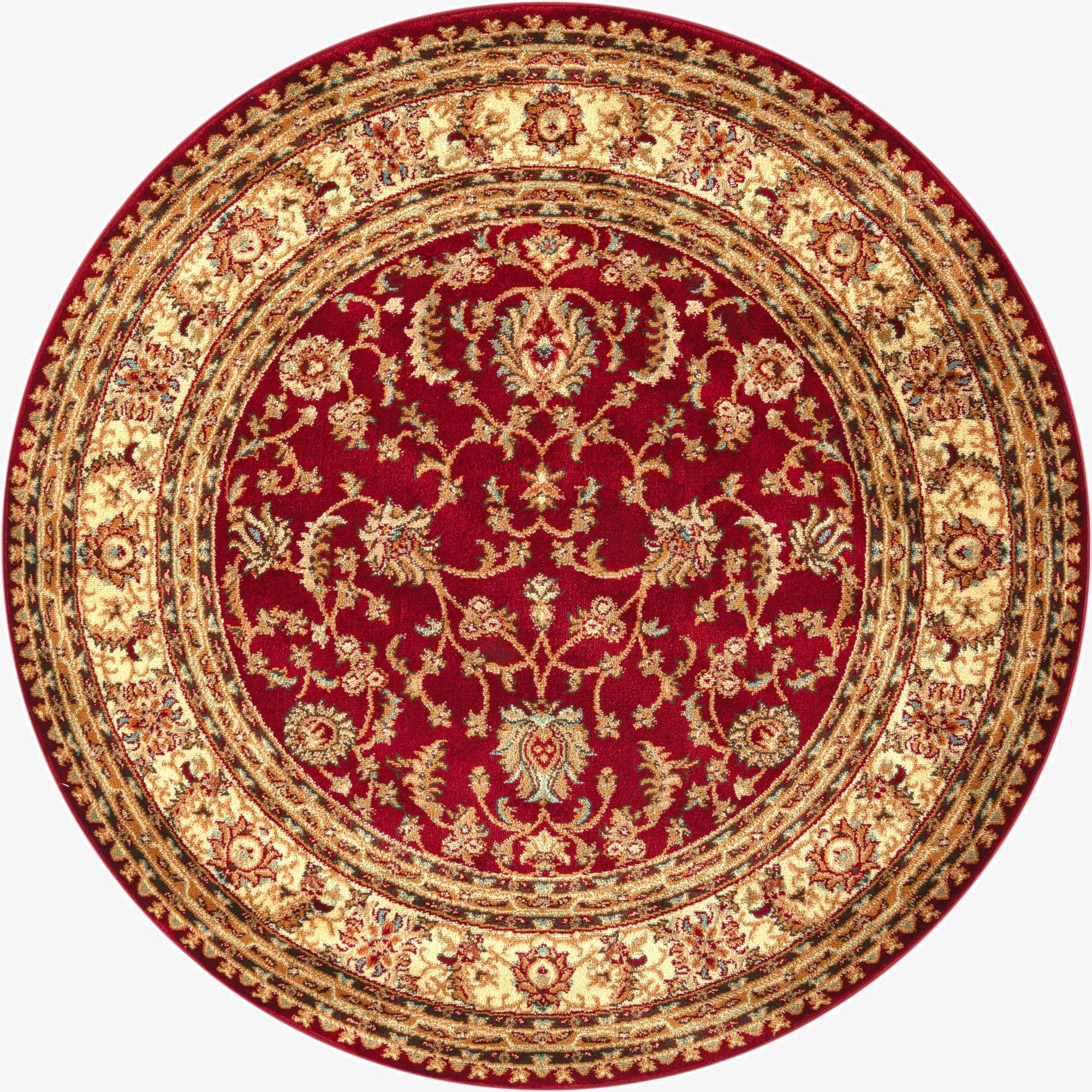 5' 3 x 5' 3 Classic Agra Round Rug
