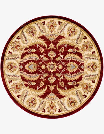 6' x 6' Classic Agra Round Rug