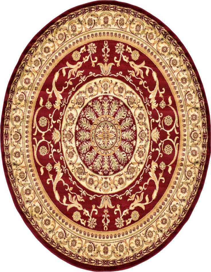 Detail image of 7' 10 x 7' 10 Classic Aubusson Round Rug