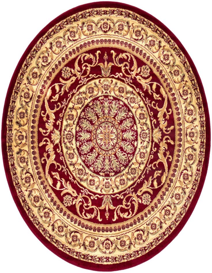 Detail image of 6' x 6' Classic Aubusson Round Rug