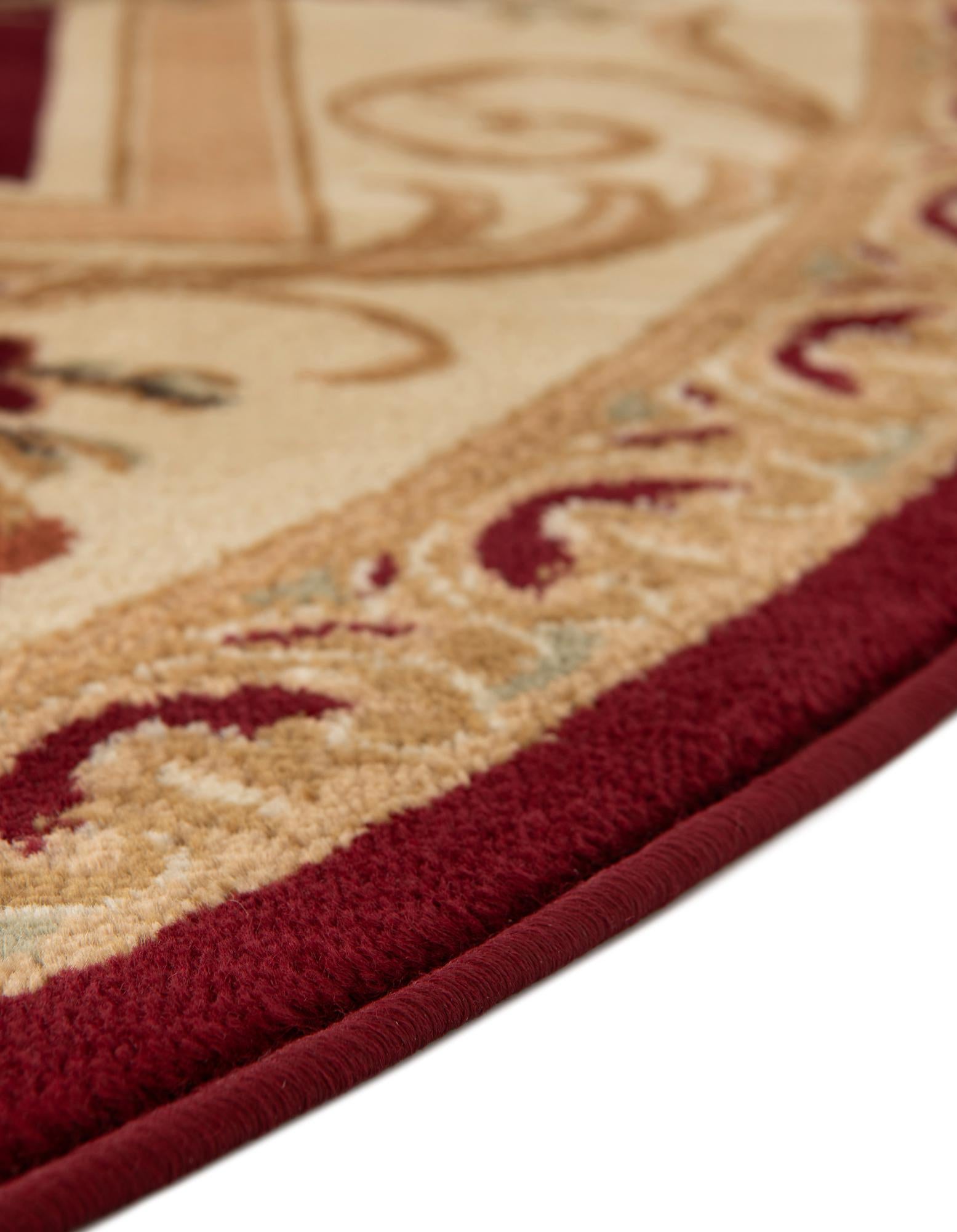 7' 10 x 7' 10 Classic Aubusson Round Rug