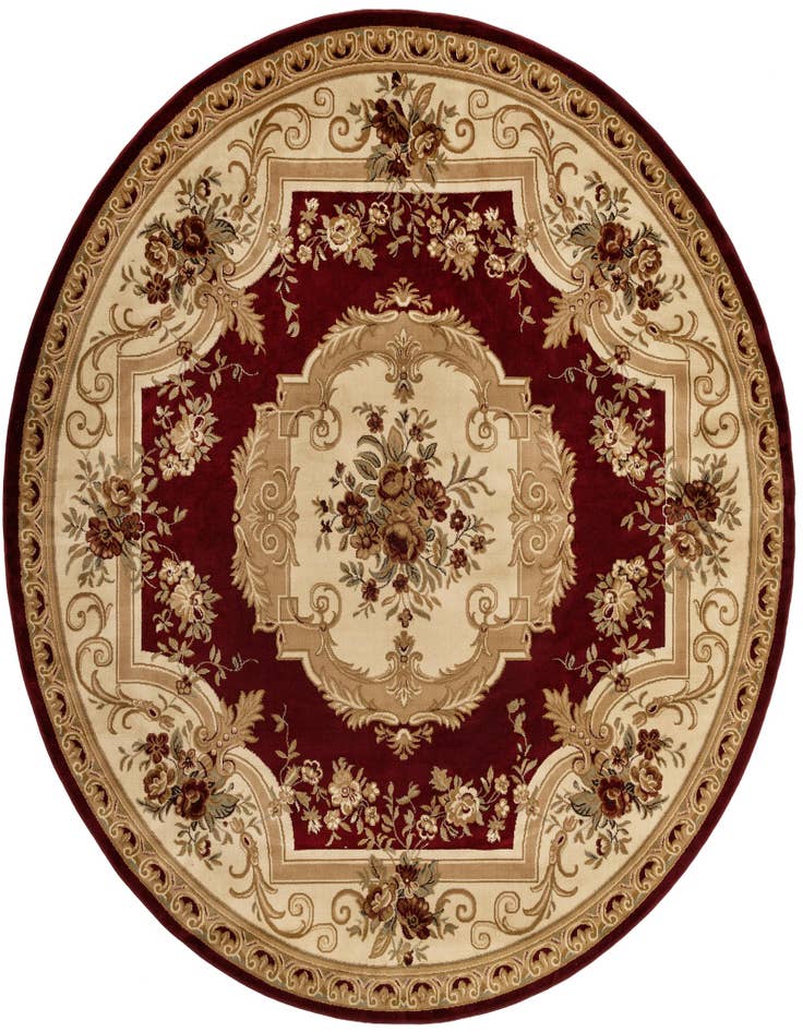 Detail image of 10' x 10' Classic Aubusson Round Rug