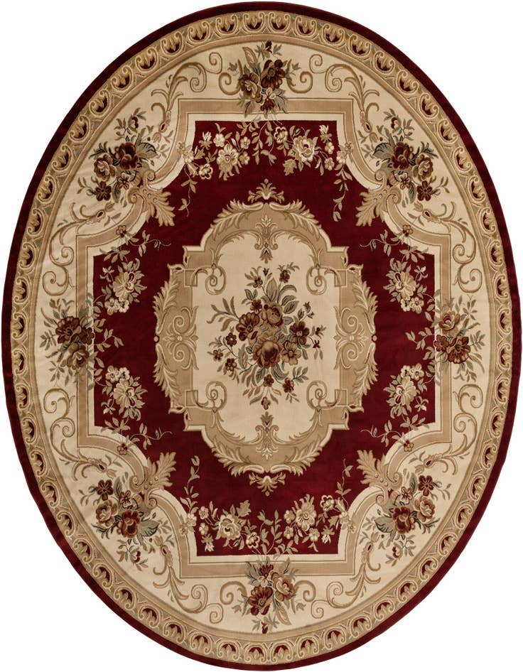 Detail image of 13' x 13' Classic Aubusson Round Rug