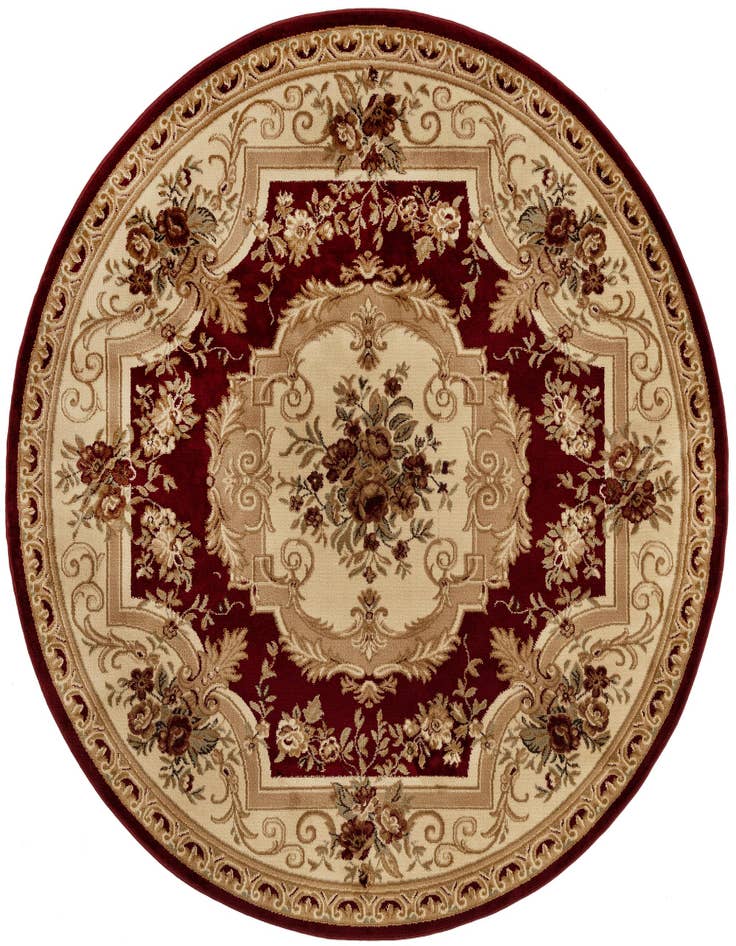 Detail image of 7' x 7' Classic Aubusson Round Rug