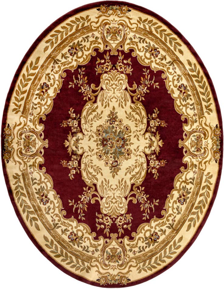 Detail image of 10' x 10' Classic Aubusson Round Rug