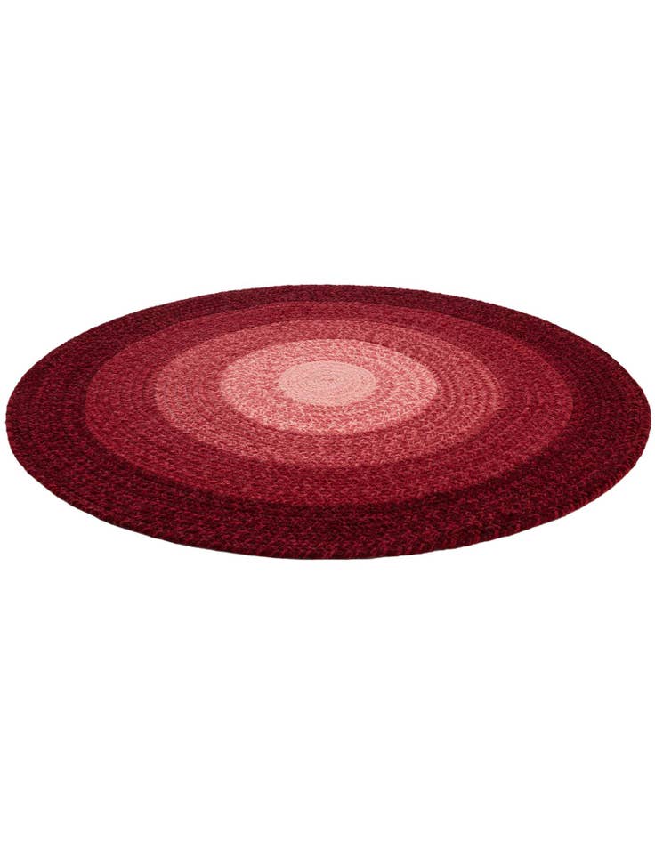 Detail image of 3' 1 x 3' 1  Hand Hand Braided Wool Round Rug