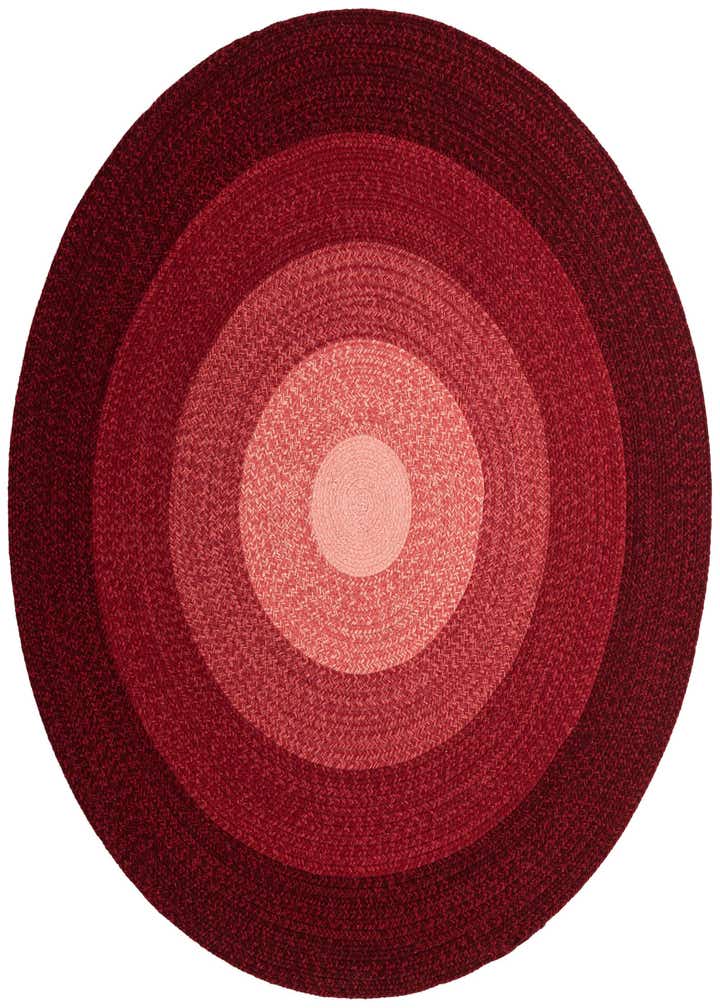 5' 1 x 5' 1 Hand Braided Wool Round Rug