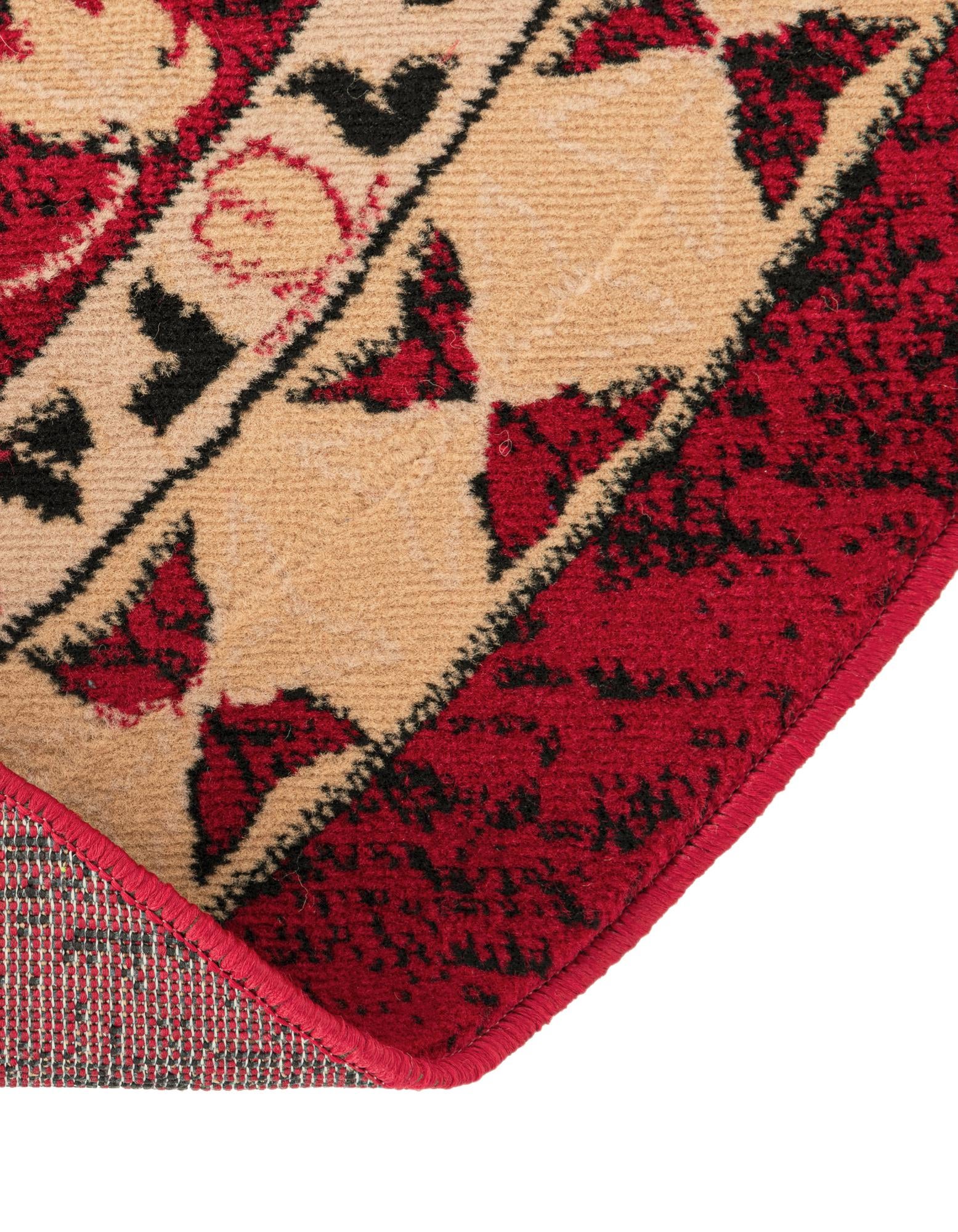 7' 10 x 7' 10 Heriz Design Round Rug
