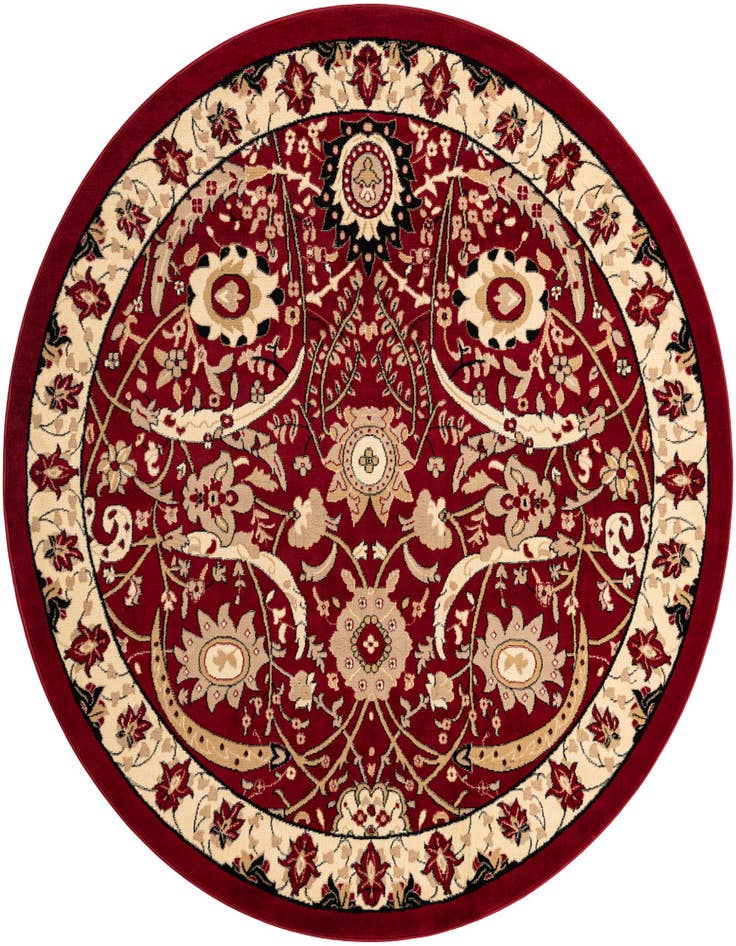 Detail image of 7' 10 x 7' 10 Isfahan Design Round Rug
