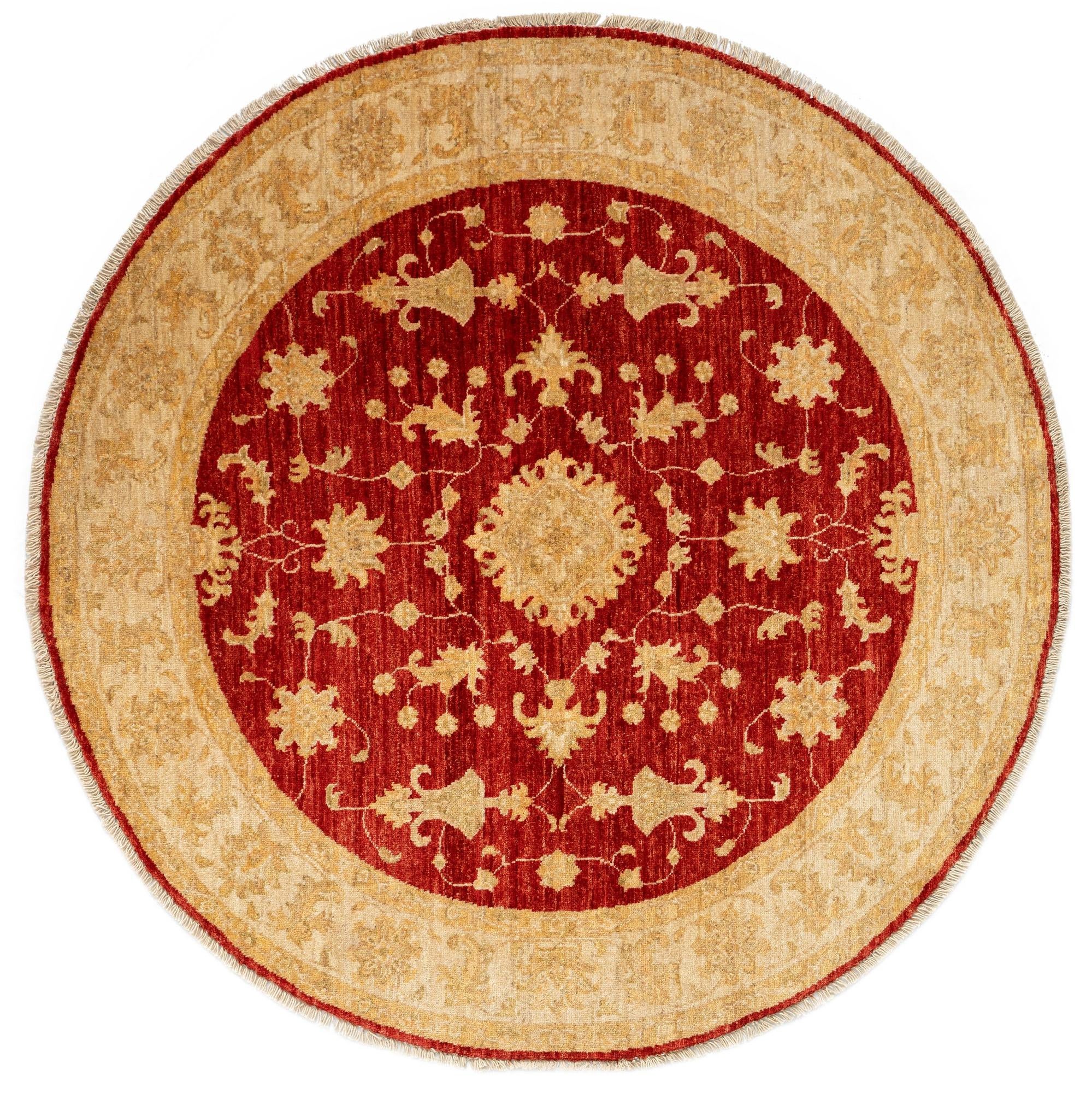 4' 10 x 4' 11 Kaizar Wool Round Rug
