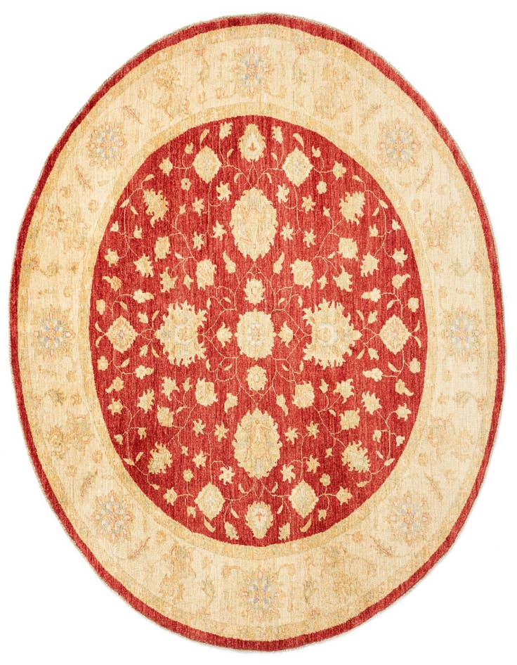 Detail image of 6' 6 x 6' 7 Kaizar Wool Round Rug