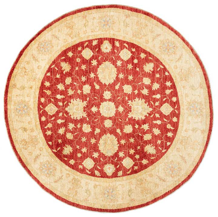 6' 6 x 6' 7 Kaizar Wool Round Rug