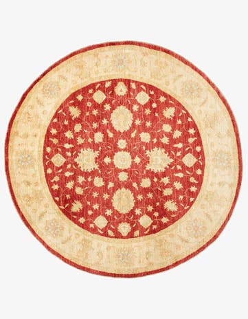 6' 6 x 6' 7 Kaizar Wool Round Rug