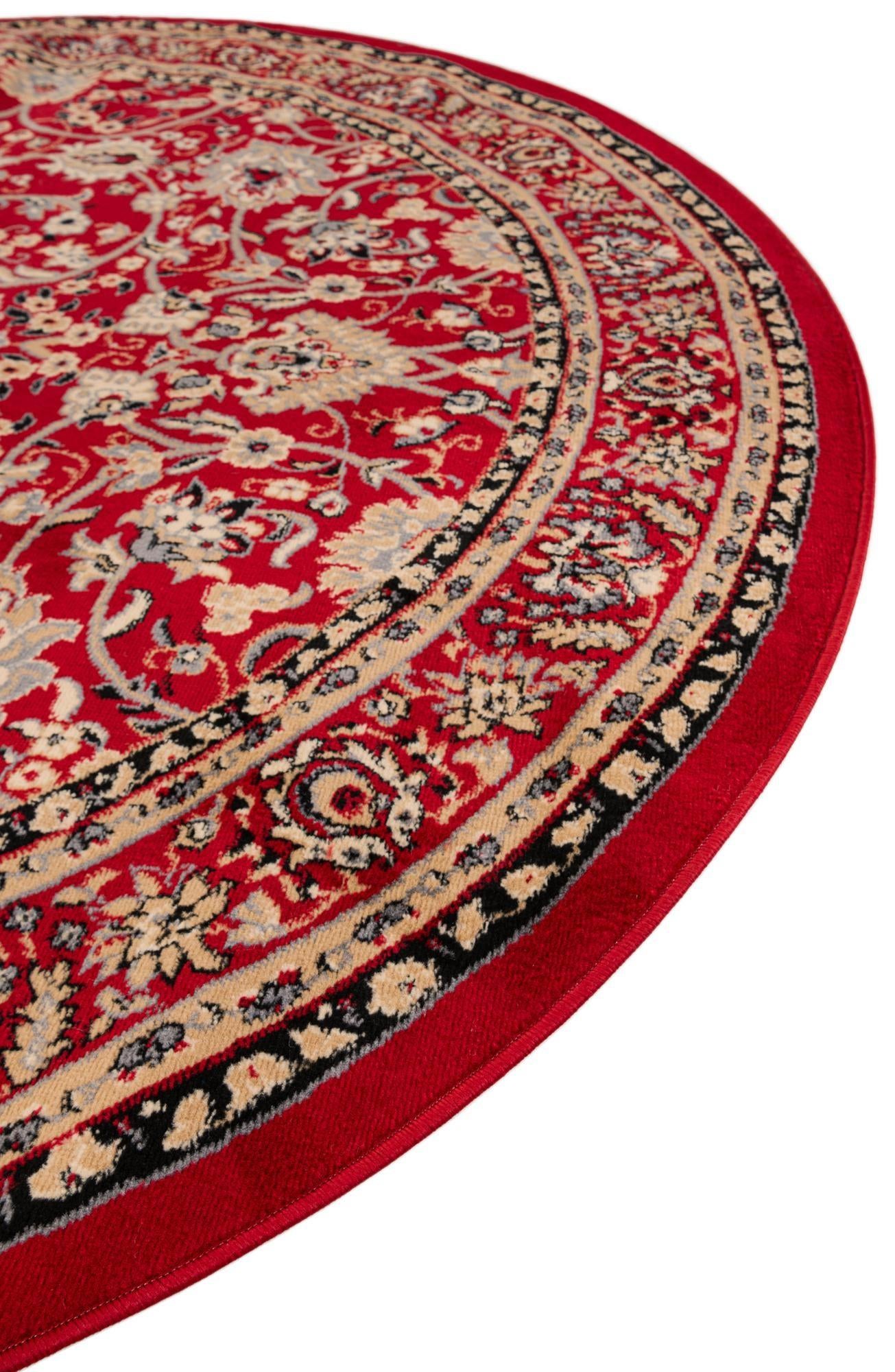 7' 10 x 7' 10 Kashan Design Round Rug